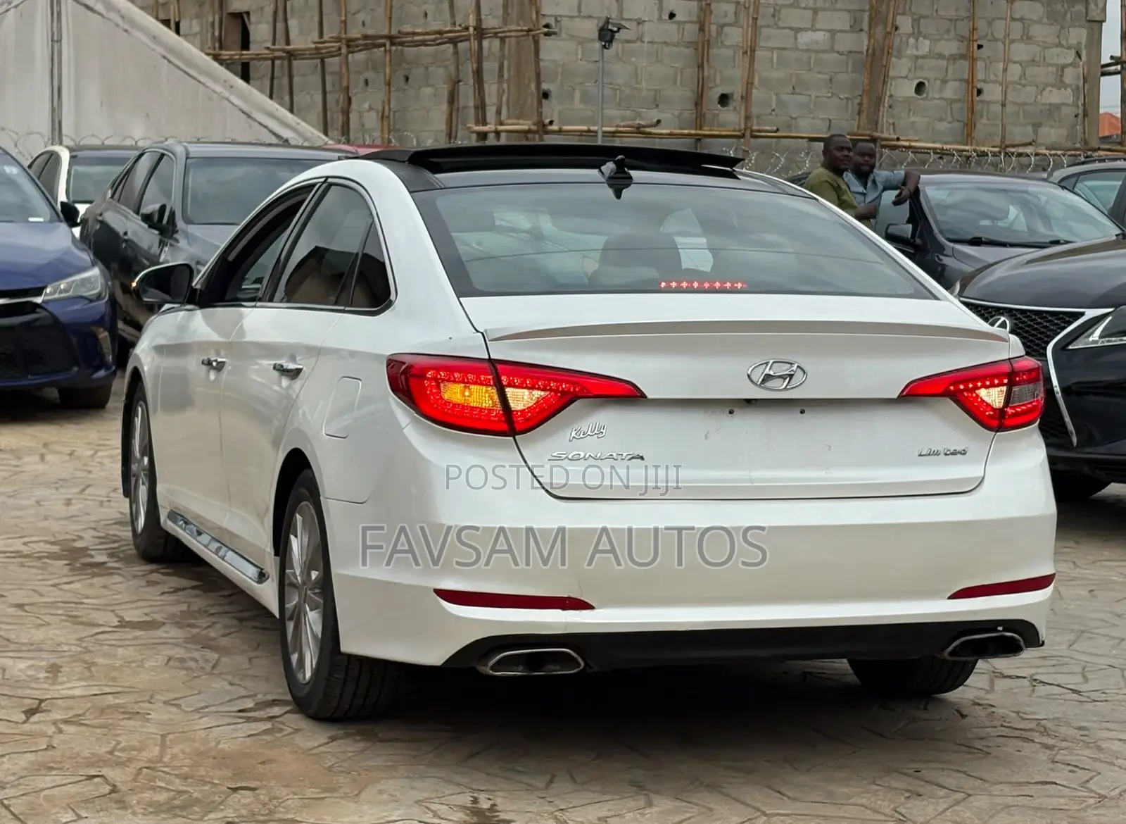 Hyundai Sonata Limited 4dr Sedan (2.4L 4cyl 6A) 2015 White