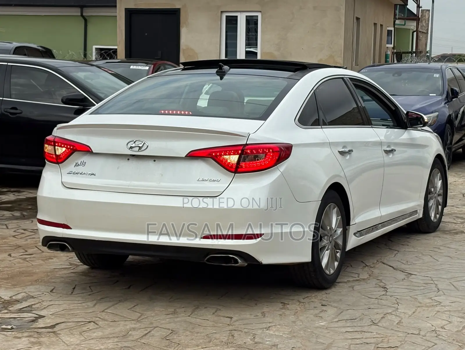 Hyundai Sonata Limited 4dr Sedan (2.4L 4cyl 6A) 2015 White
