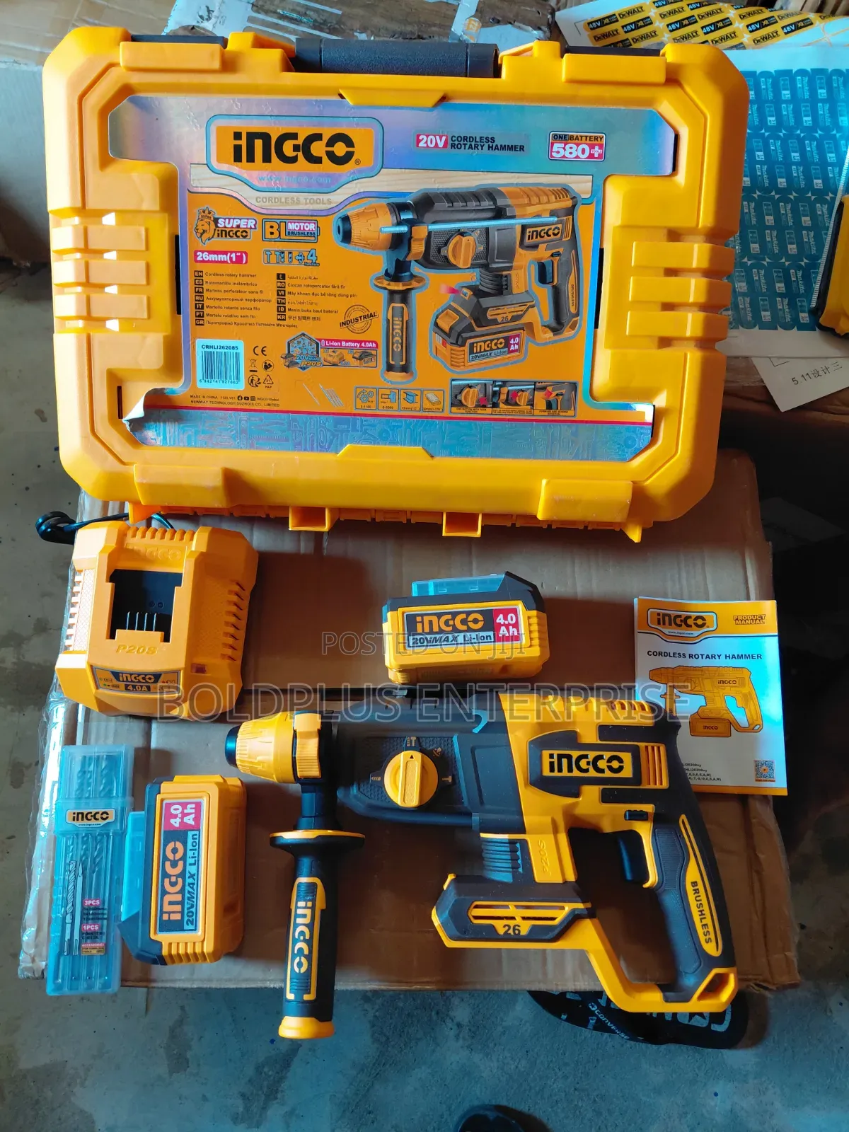20v Max Rechargable Rotary Hammer Machine