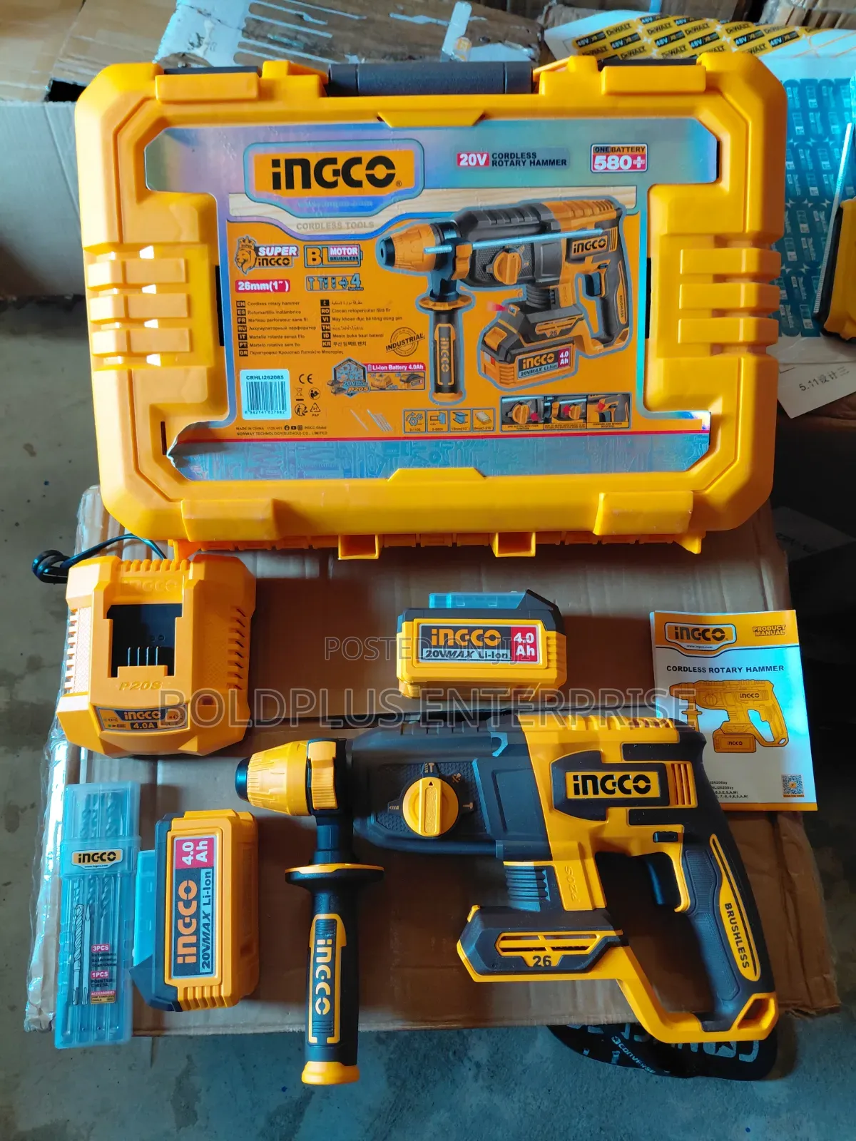 20v Max Rechargable Rotary Hammer Machine