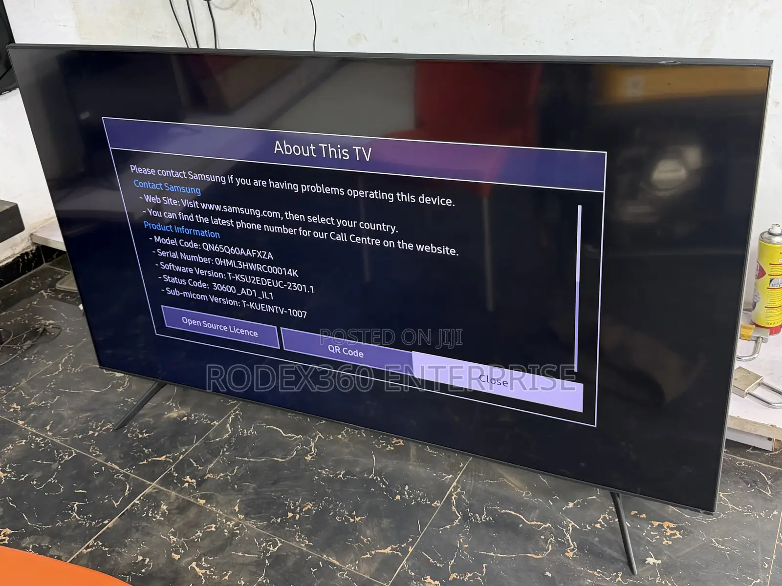 65-Inch Samsung QLED Smart TV