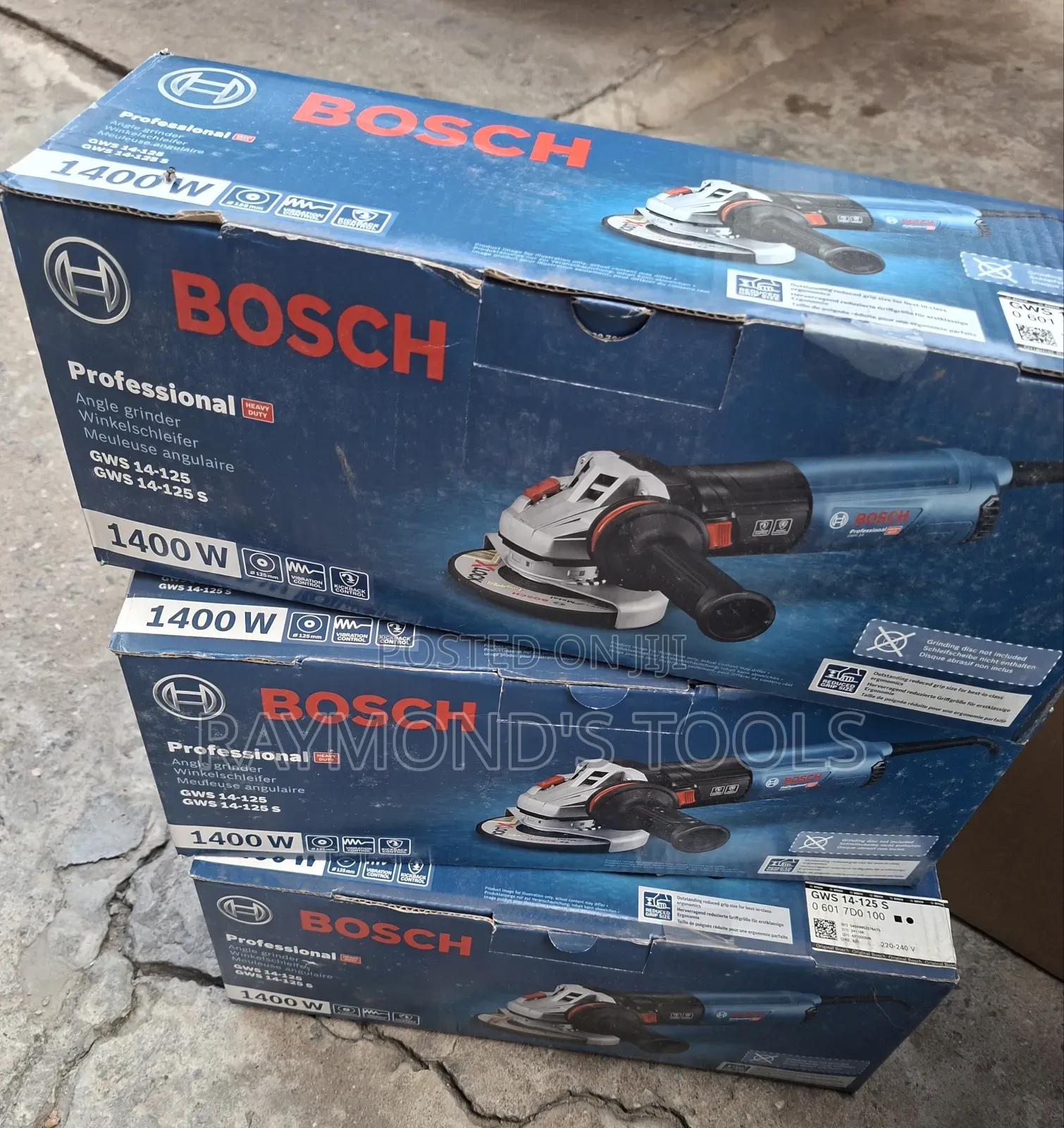 GWS 1400 Bosch 5 Inch Angle Grinder 1400w