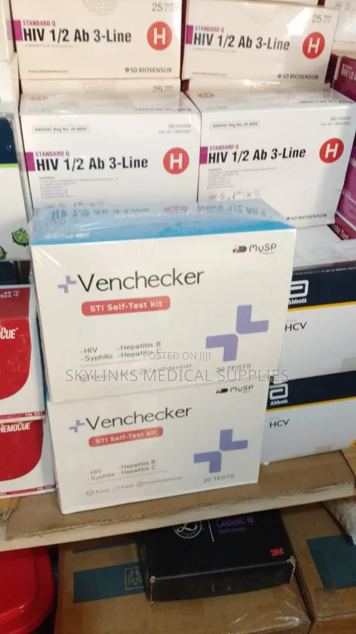 HIV, Syphilis, HBsAg, and HCV Combo Strips
