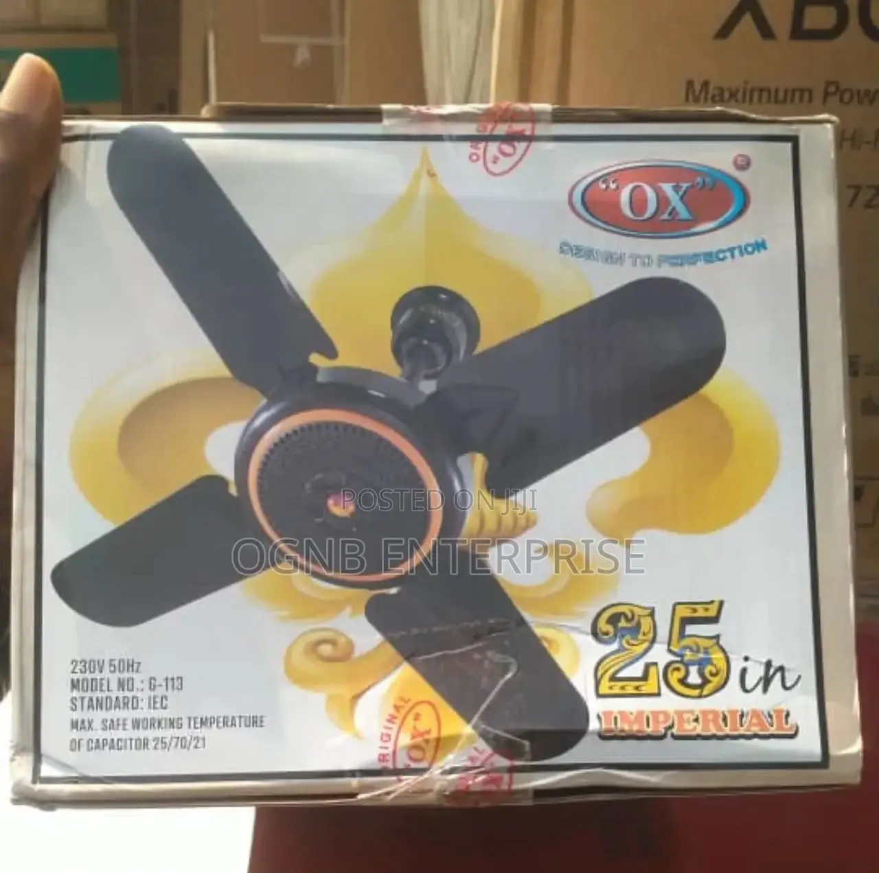 26" Imperial Ceiling Fan