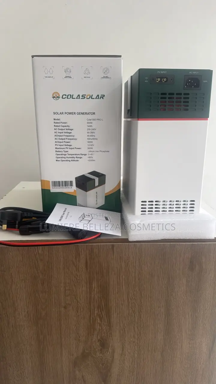 COLA 1000 300W Neo Solar Generator | Portable Power Station