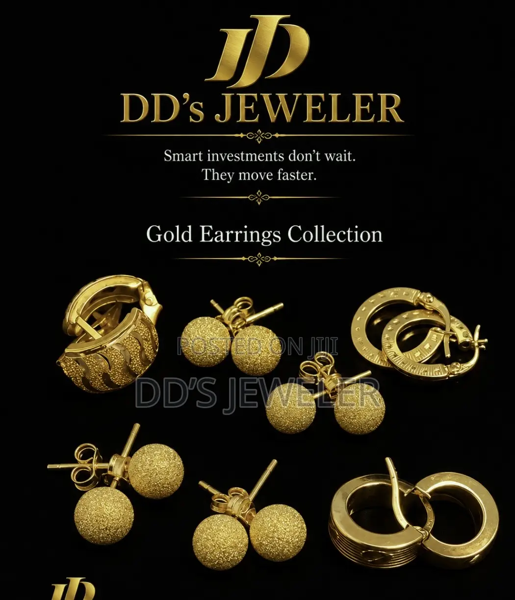 Available Gold Earrings.