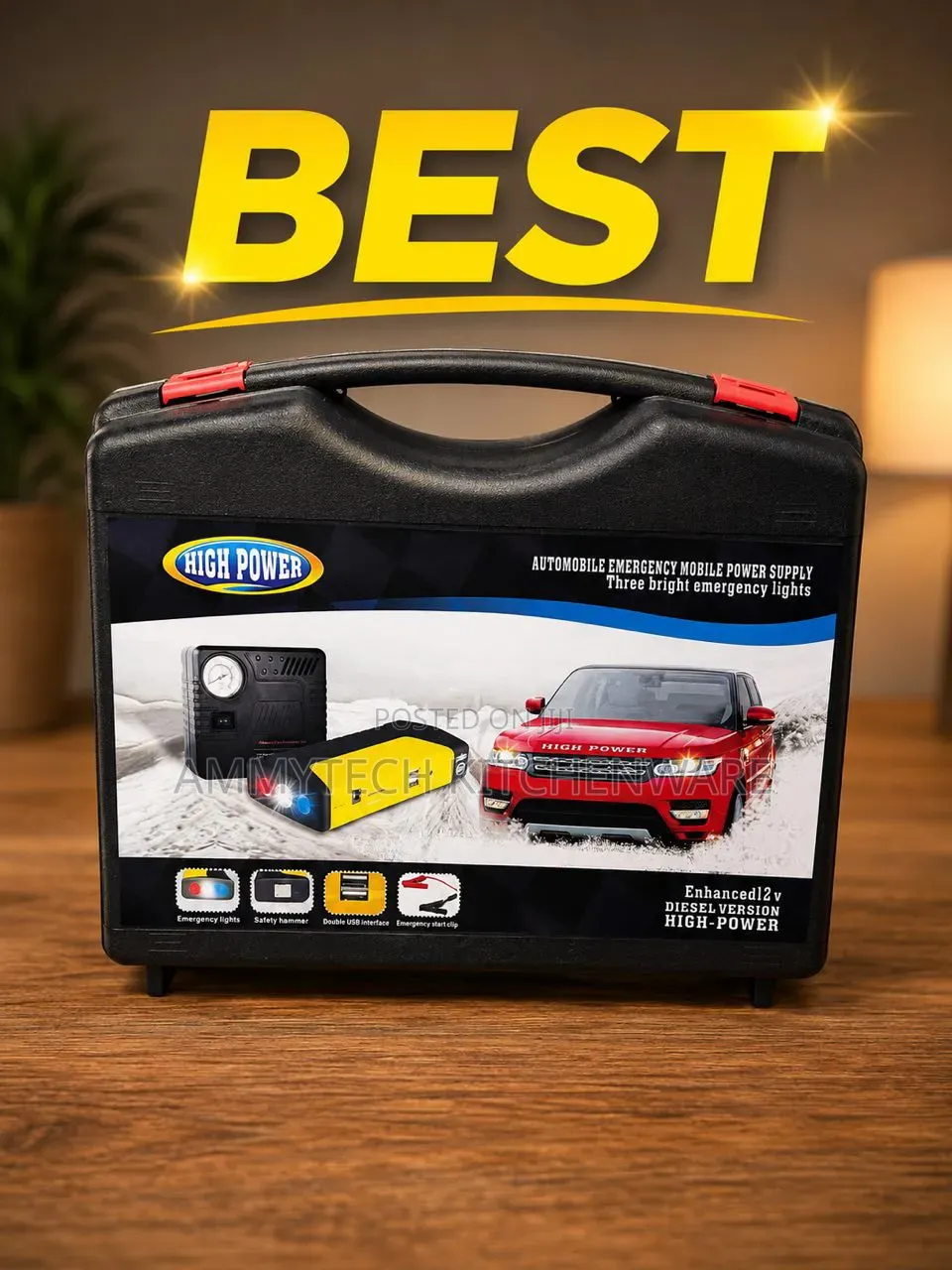 Jump Starter With Tyre Inflator
