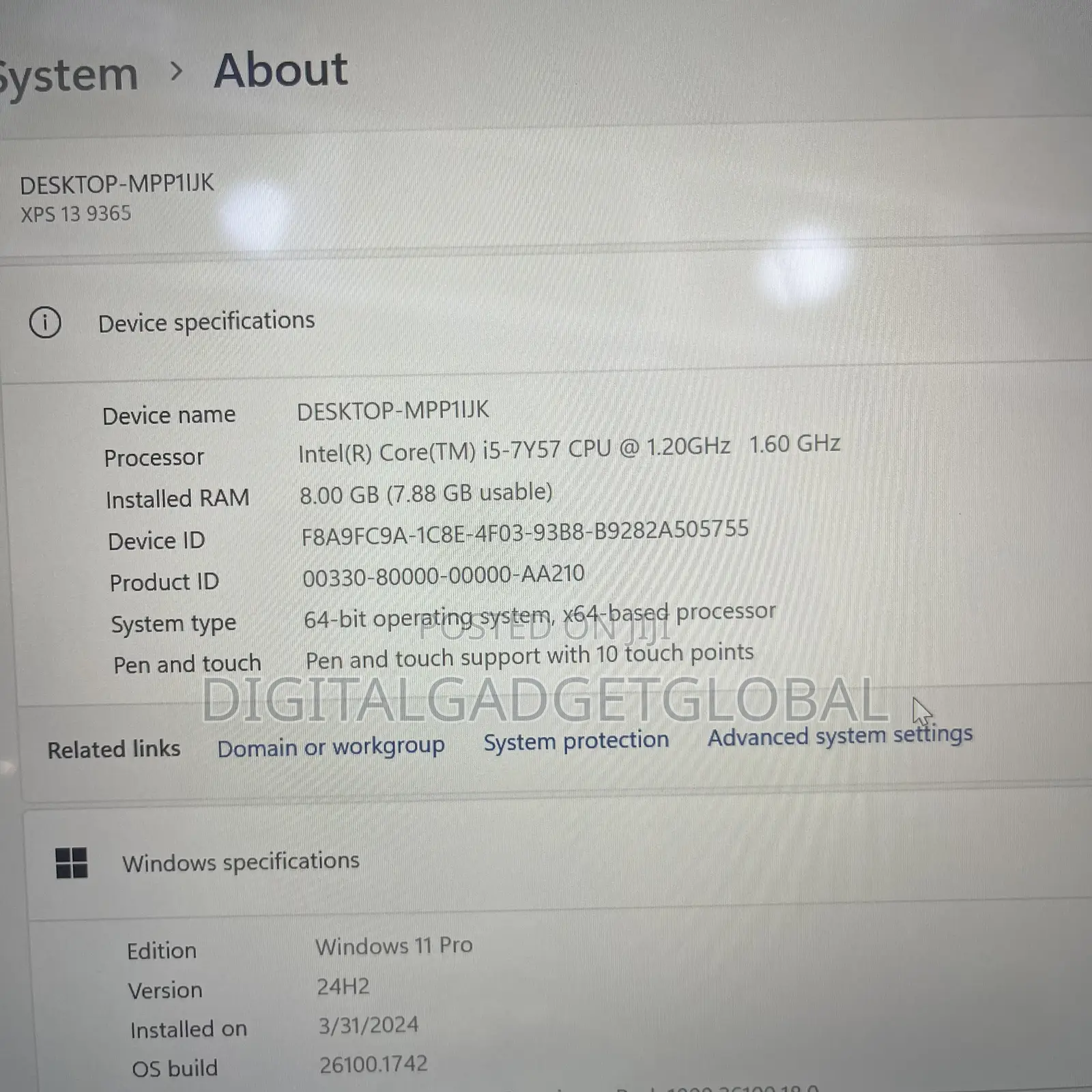 Laptop Lenovo ThinkPad X1 Carbon 8GB Intel Core i7 SSD 256GB