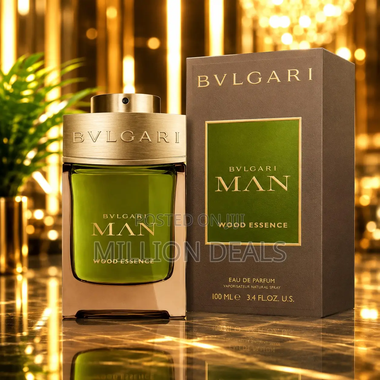 Bvlgari Man Wood Essence Eau De Parfum 100ml