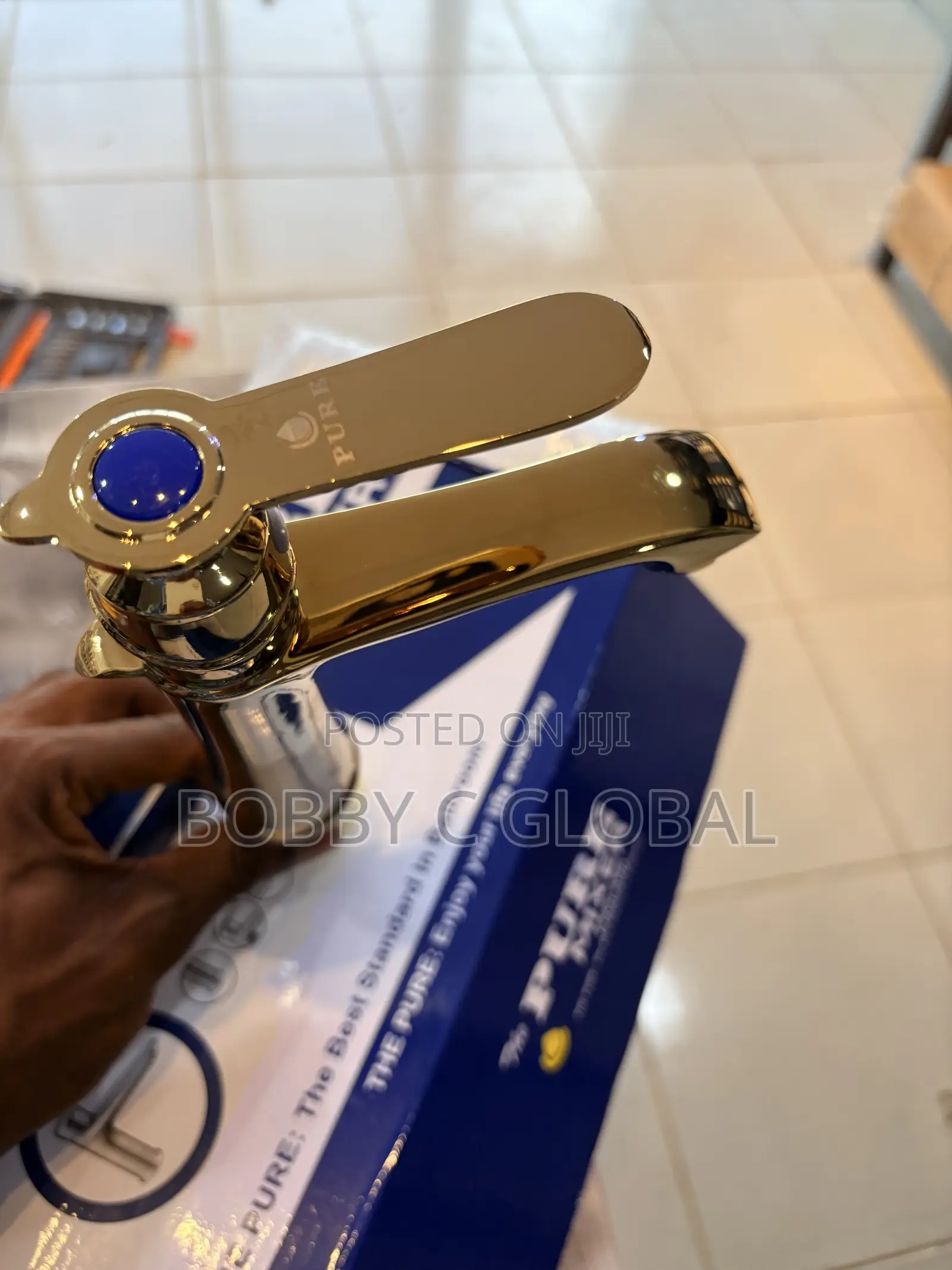 Luxury Gold Brass Basin Tap