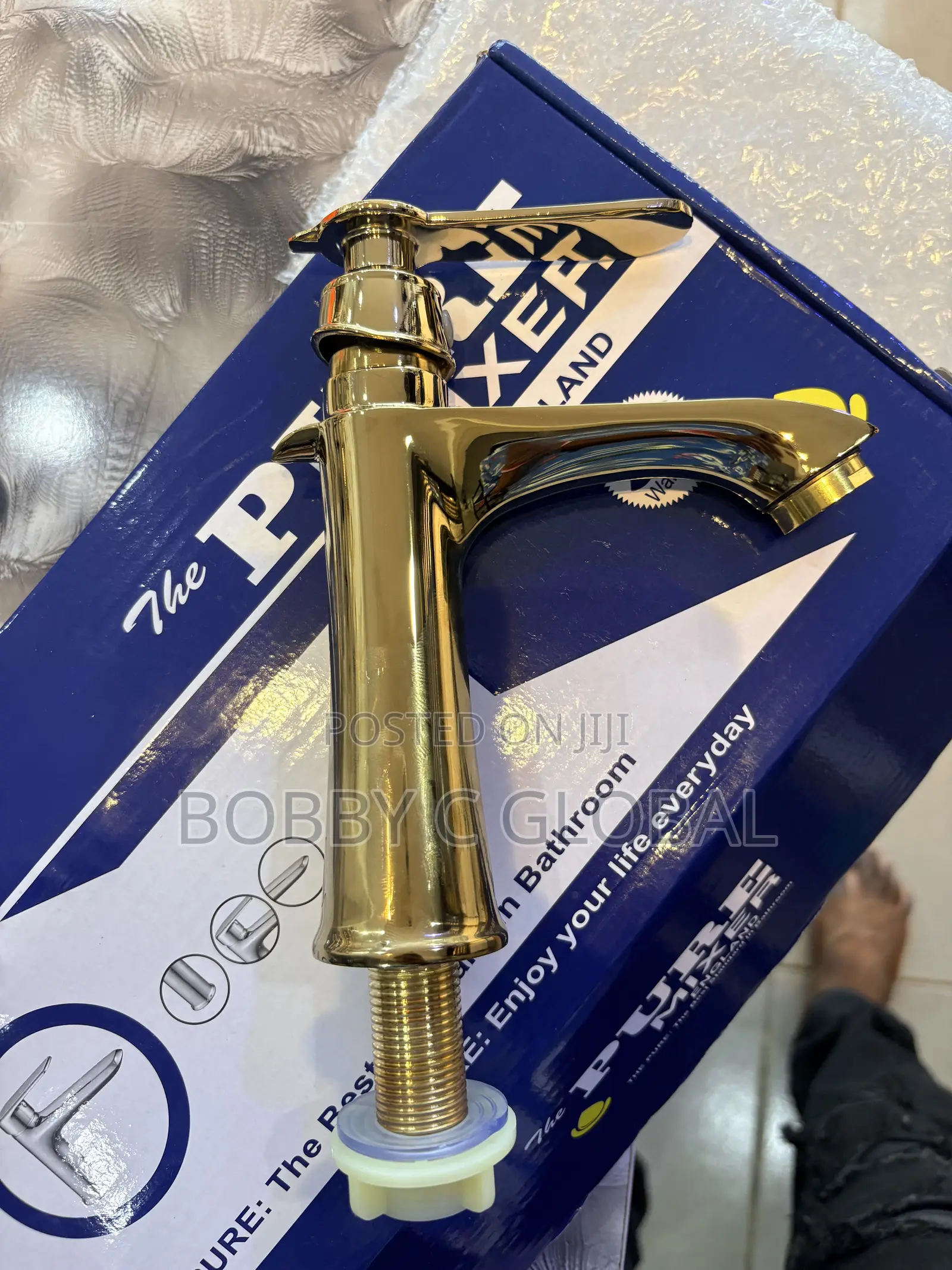 Luxury Gold Brass Basin Tap