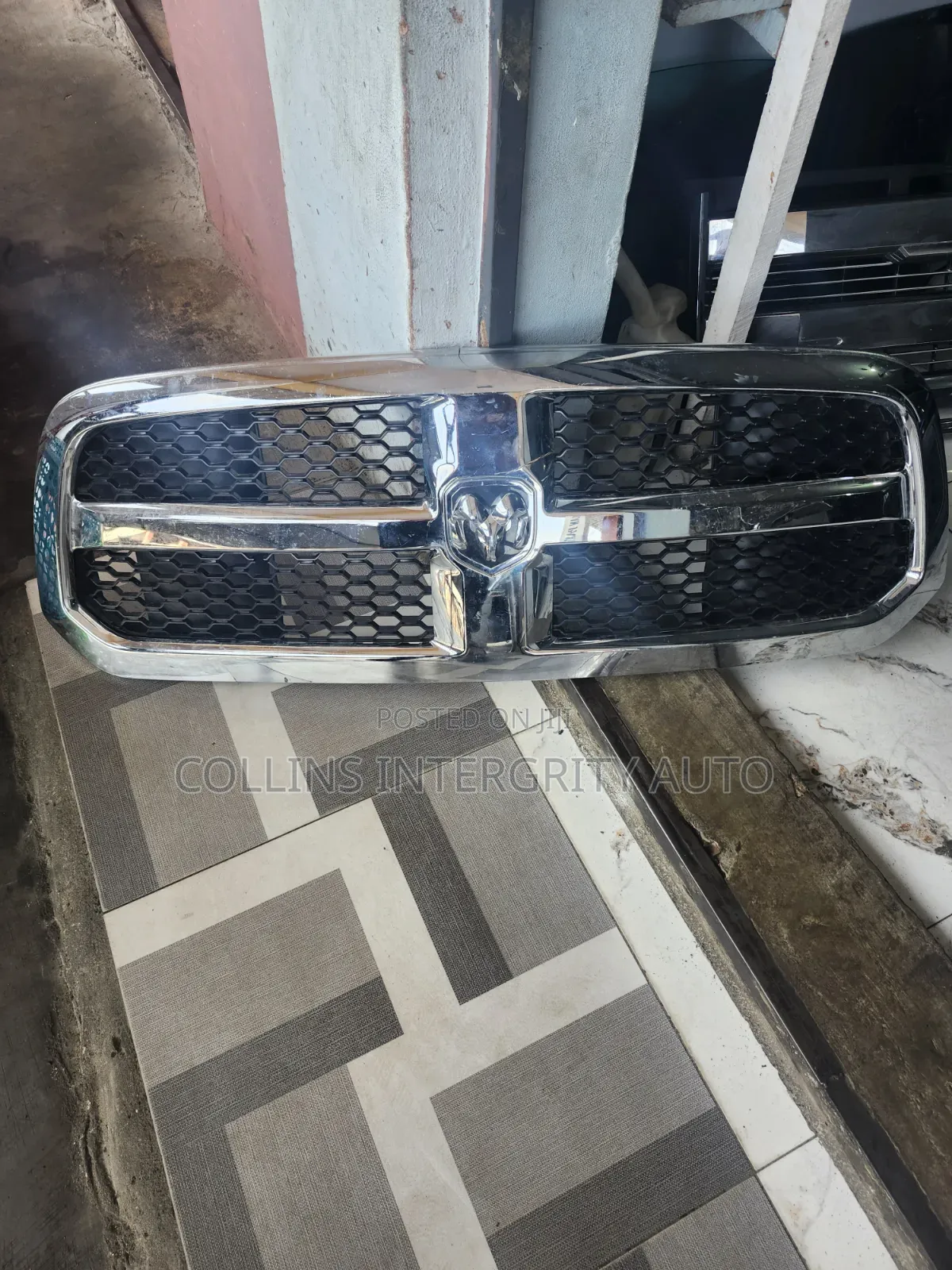 Stainless Front Grill Dodge Ram 2012 to 2015