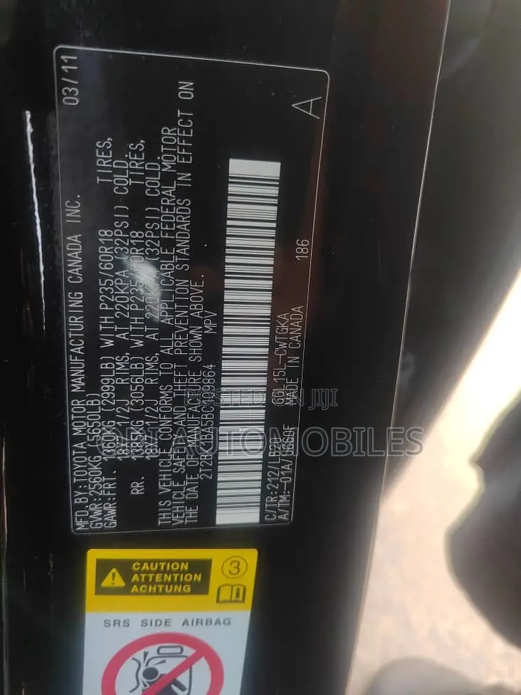 Lexus RX 350 2011 Black