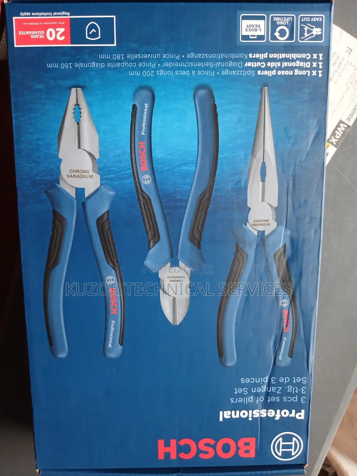 3pcs Set of Pliers