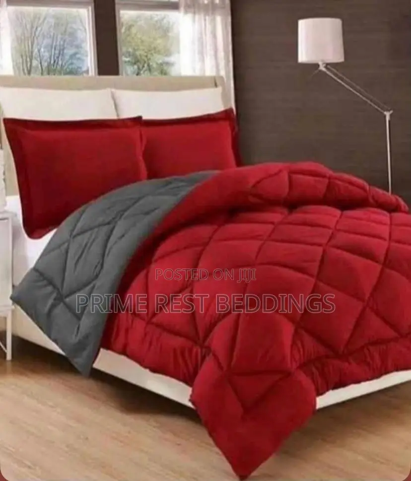 Modern 2 Tone Color Cotton Bedding Set