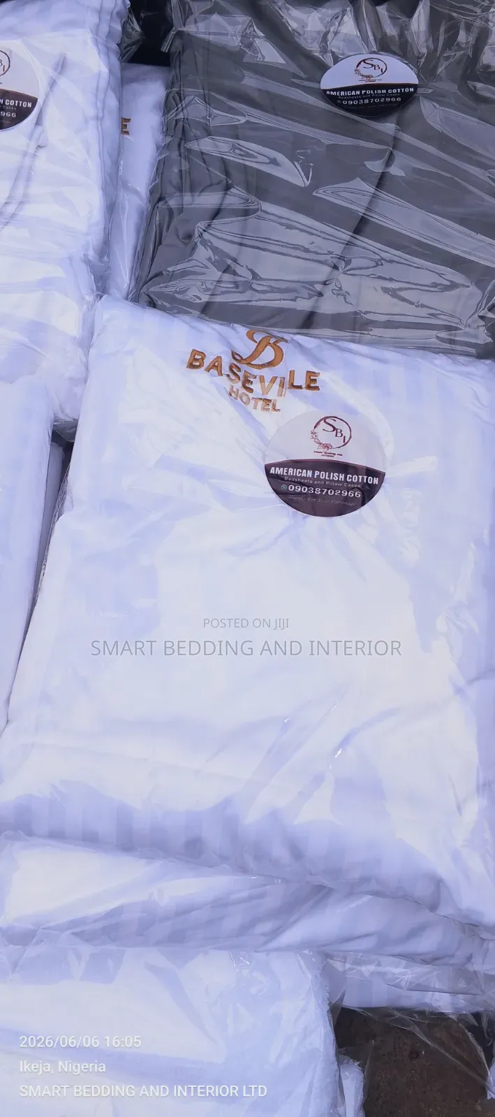 All White American Bedsheets and Duvet
