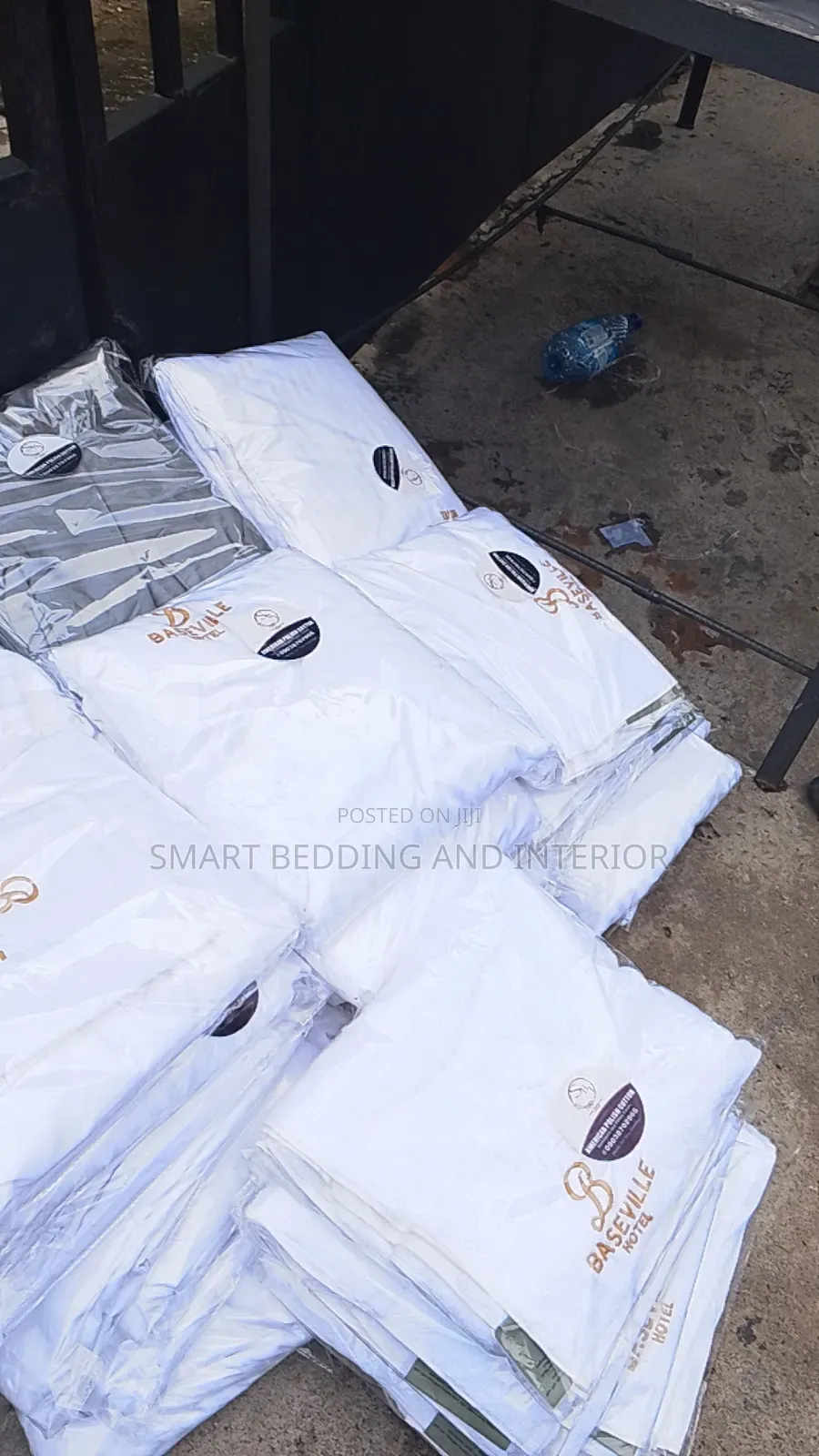 All White American Bedsheets and Duvet