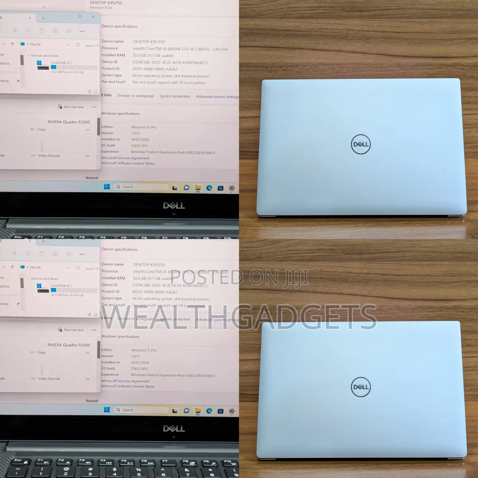 Laptop Dell Precision 5530 32GB Intel Core i9 SSD 512GB