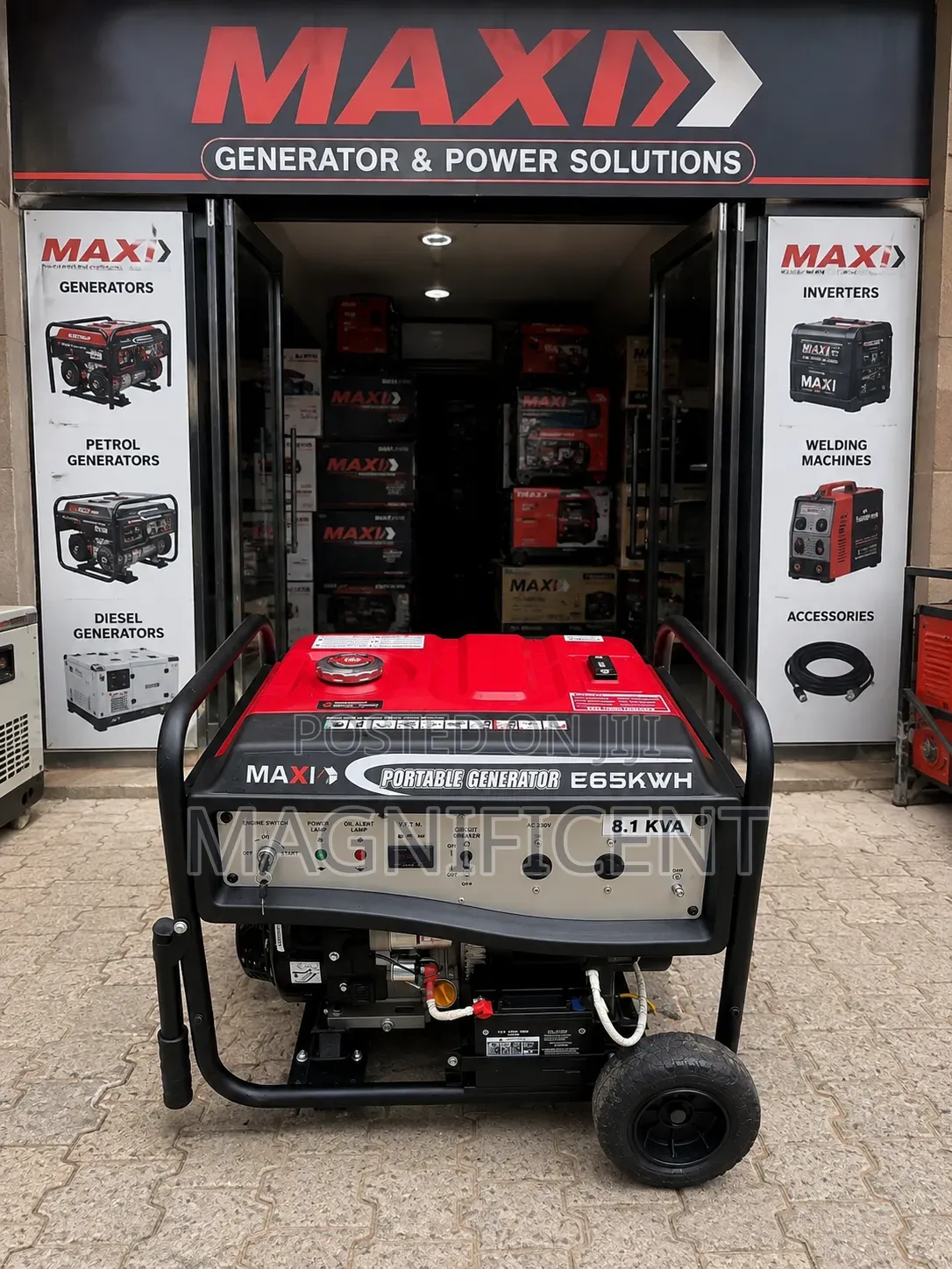 8.1KVA MAXI E65KWH 8.1kVA High-Performance Portable Generator