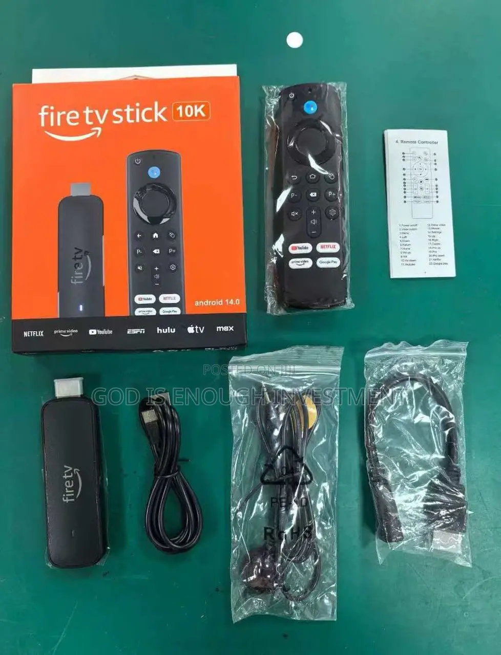 Fire TV Stick 10k Full Ultra Hd With Alexa Voice Remote (Full Smart)