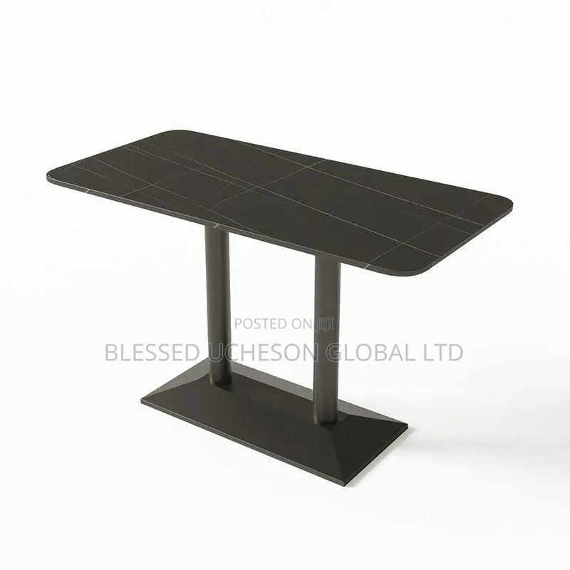 Modern Marble-Top Dining Table