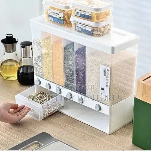 Six Section Cereal Dispenser Vee