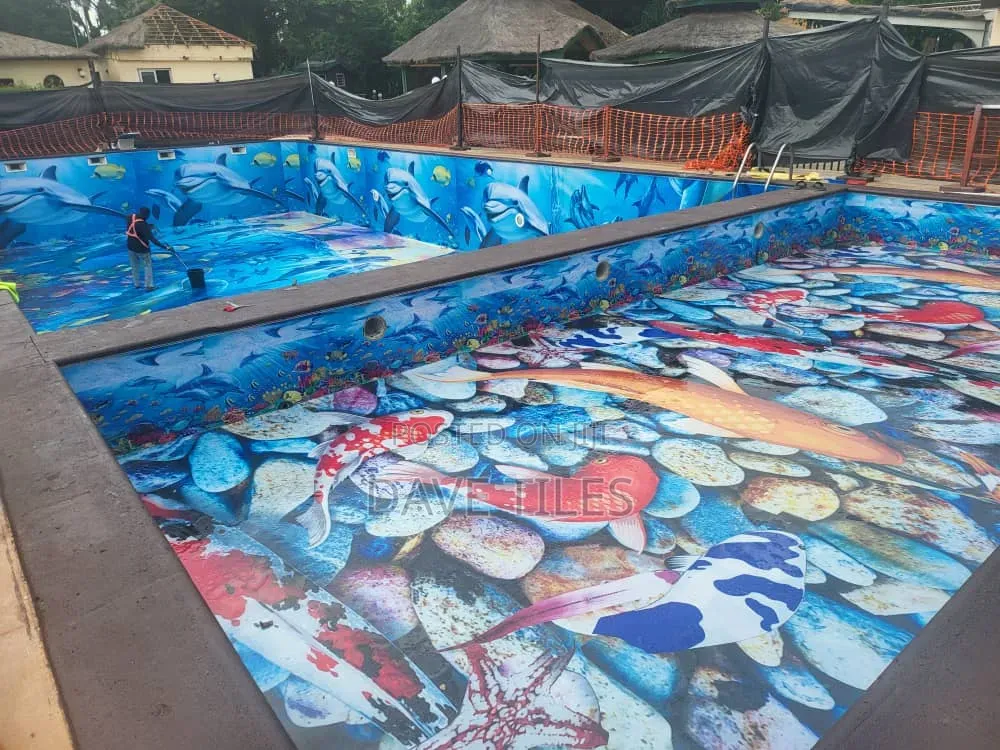 3d Epoxy Swimming Pool