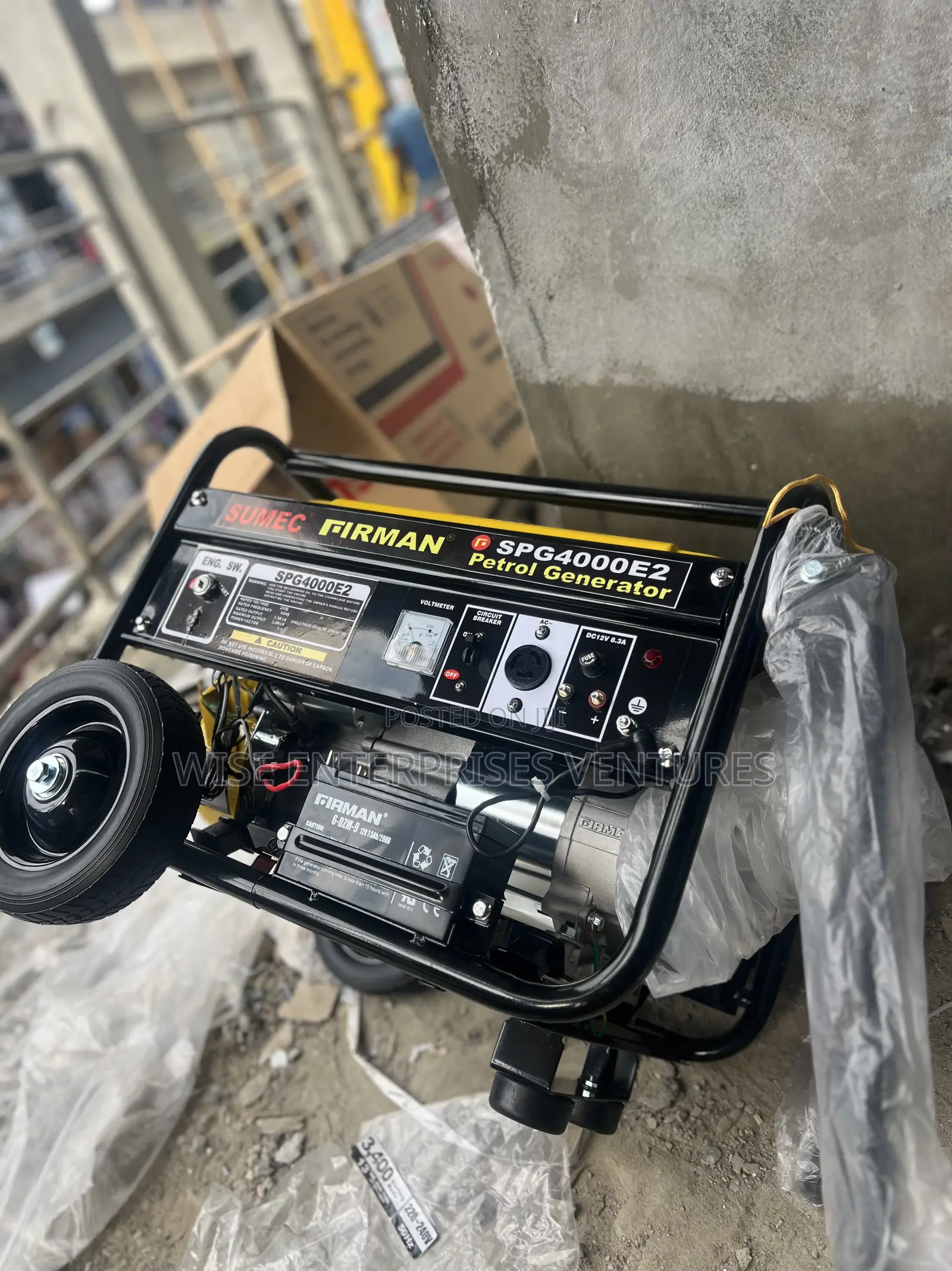 Sumec Firman Spg4000e2 4.5kva Key Starter 100% Copper Coil