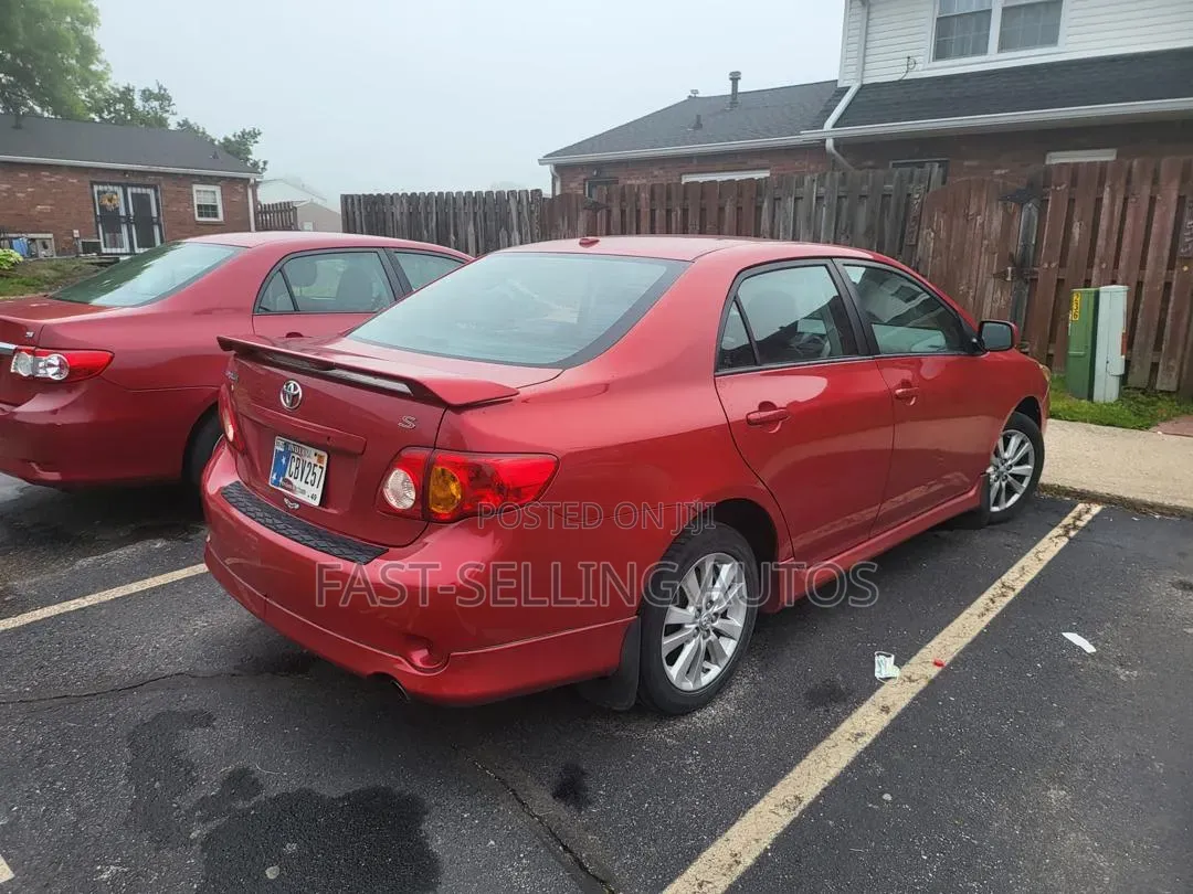 Toyota Corolla 2009 Burgundy