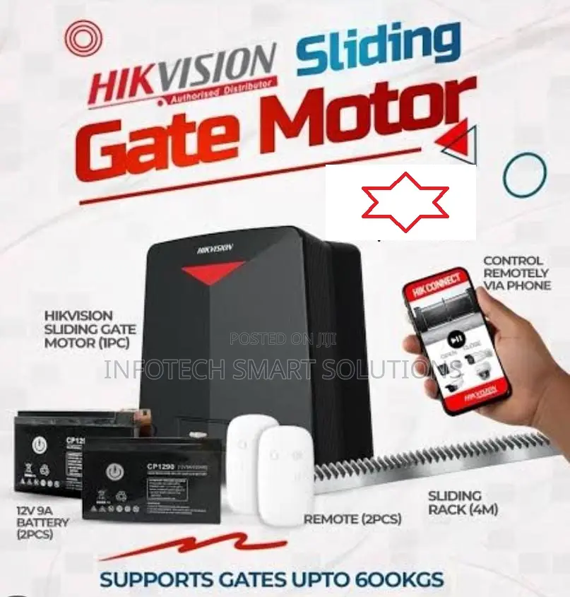 Hikvision Automatic Sliding Gate Opener Complete Kit Promo Sale