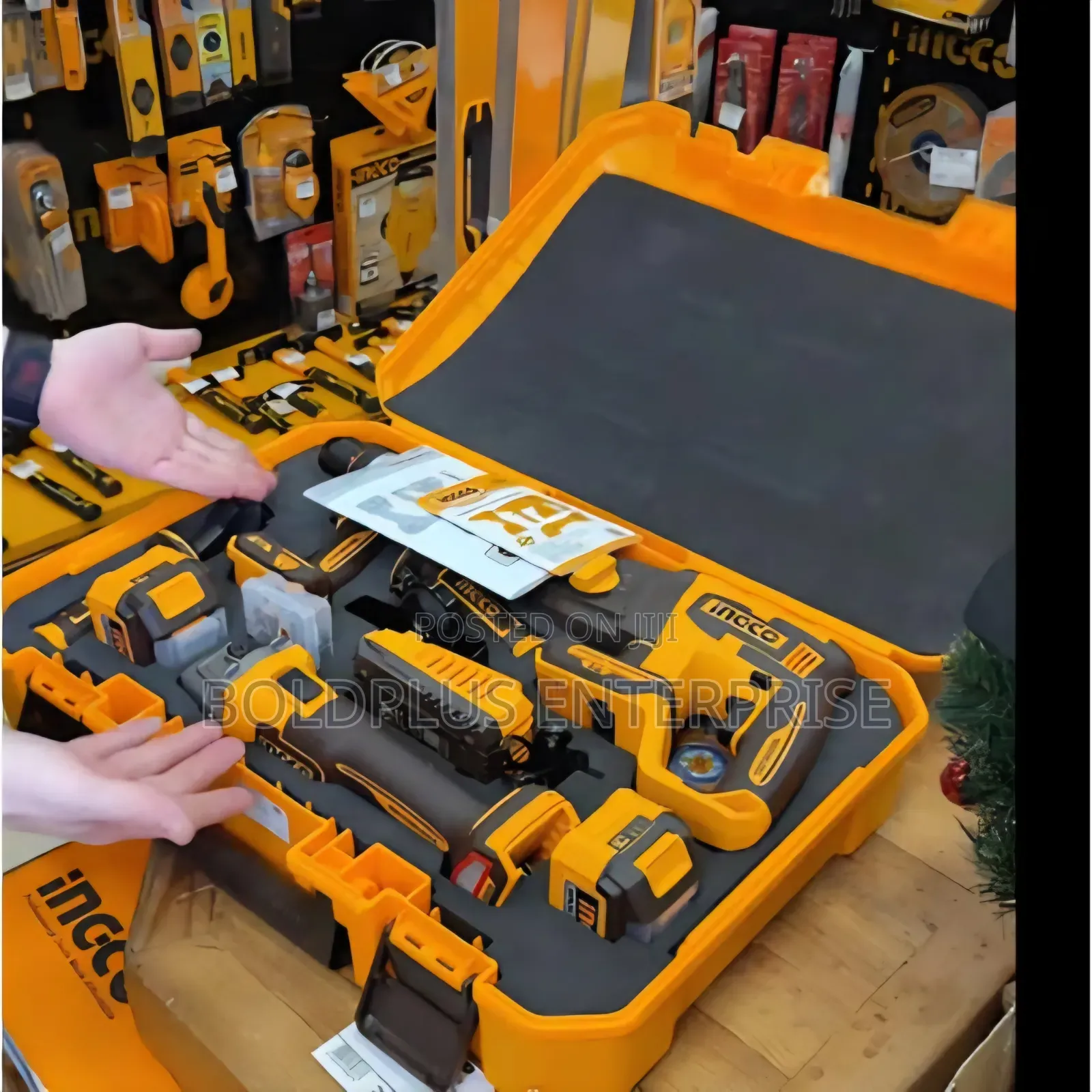 3 in 1 Ingco Rechagable Combo Kit Machine