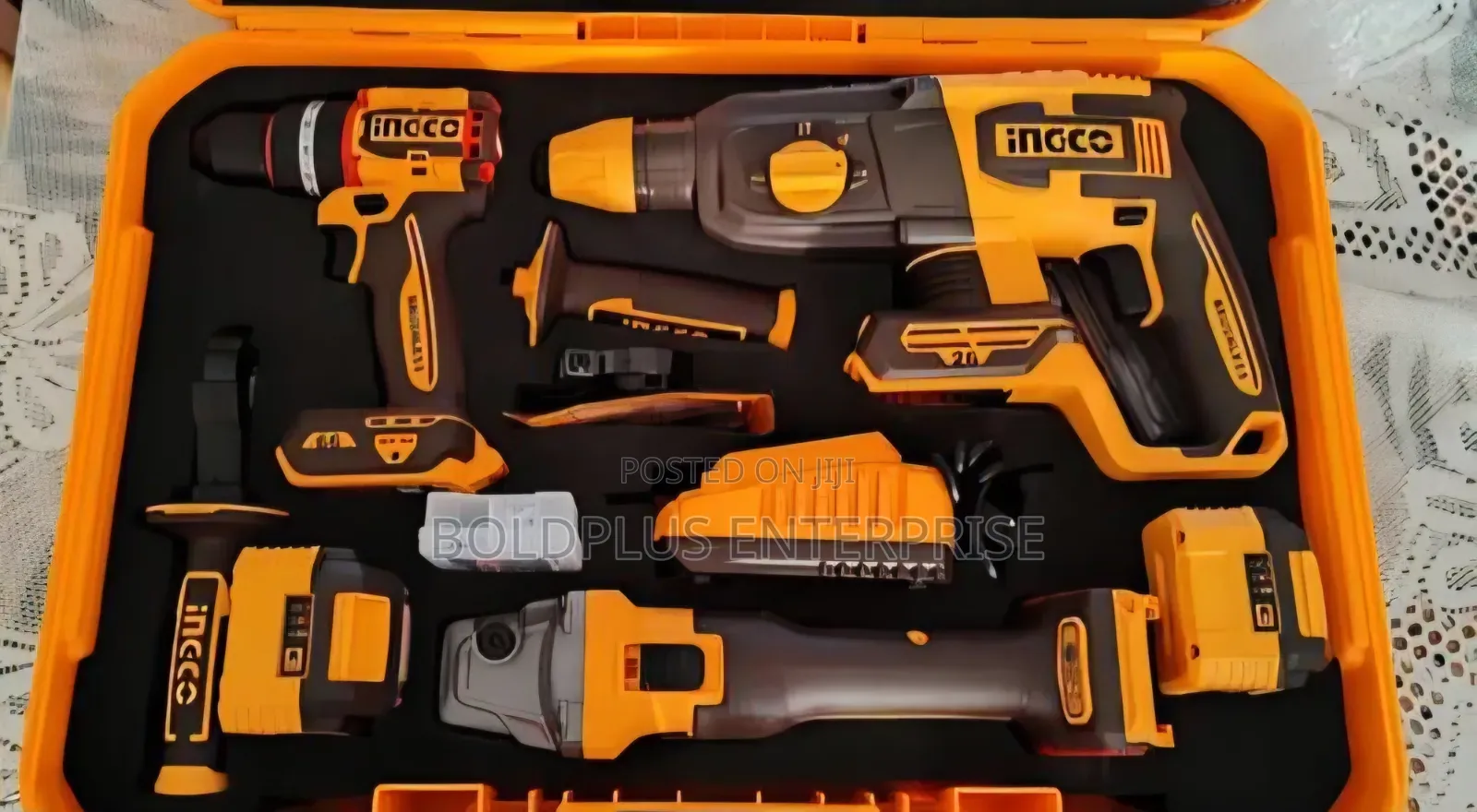 3 in 1 Ingco Rechagable Combo Kit Machine
