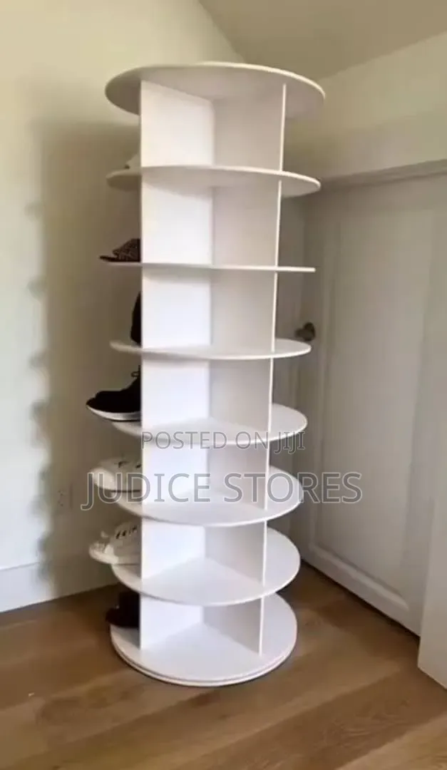 7 Layer 360 Rotating Shoe Rack