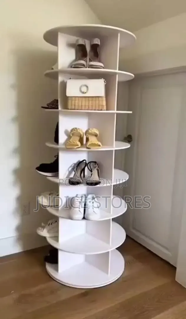 7 Layer 360 Rotating Shoe Rack