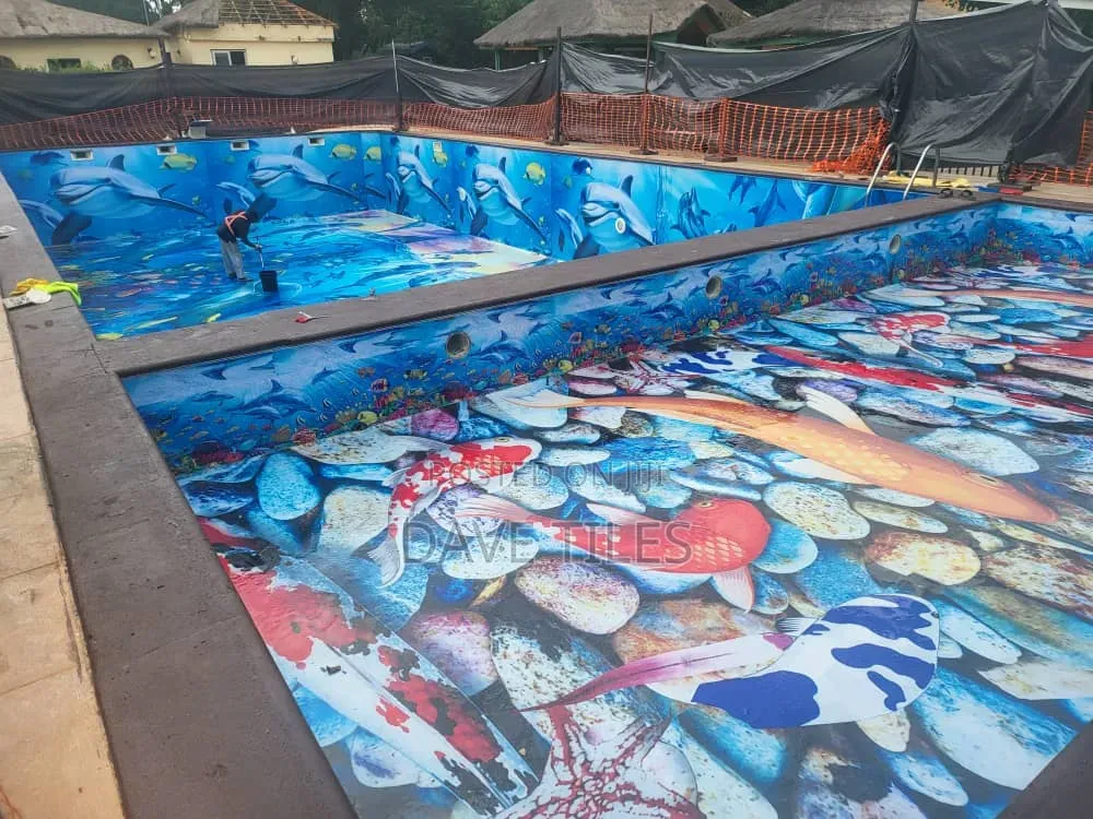 3d Epoxy Swimming Pool