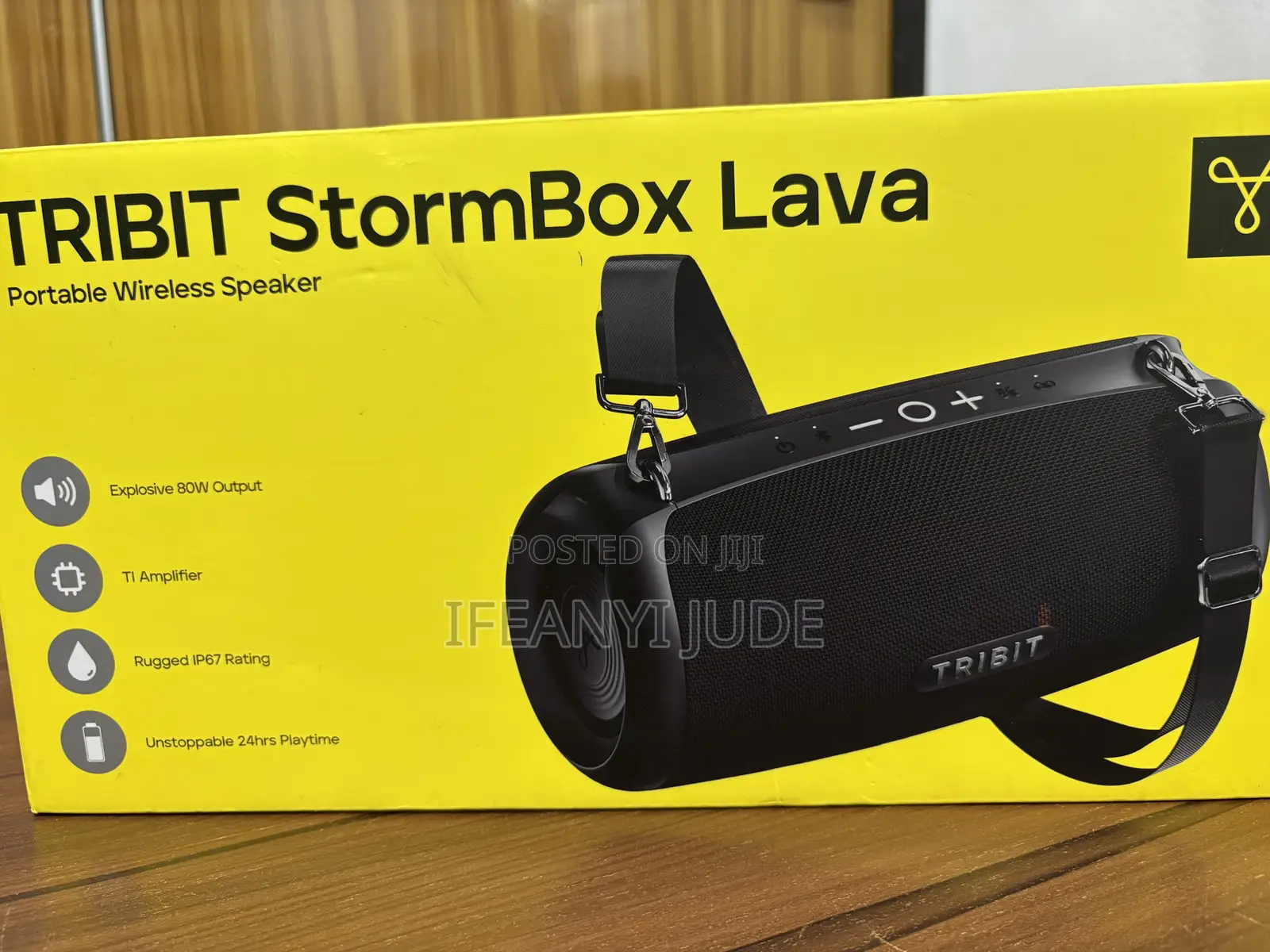 This Is the Tribit StormBox Lava Portable Wireless Speaker,