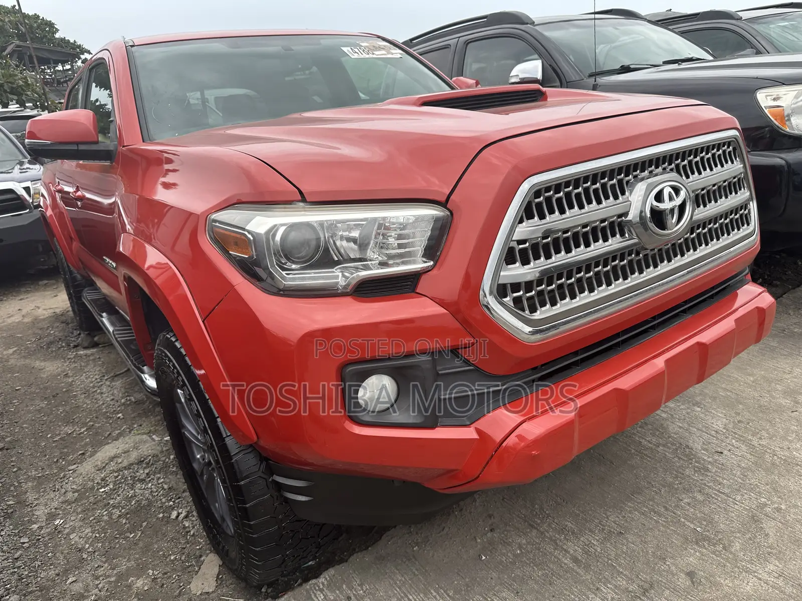 Toyota Tacoma Limited 2017 Red