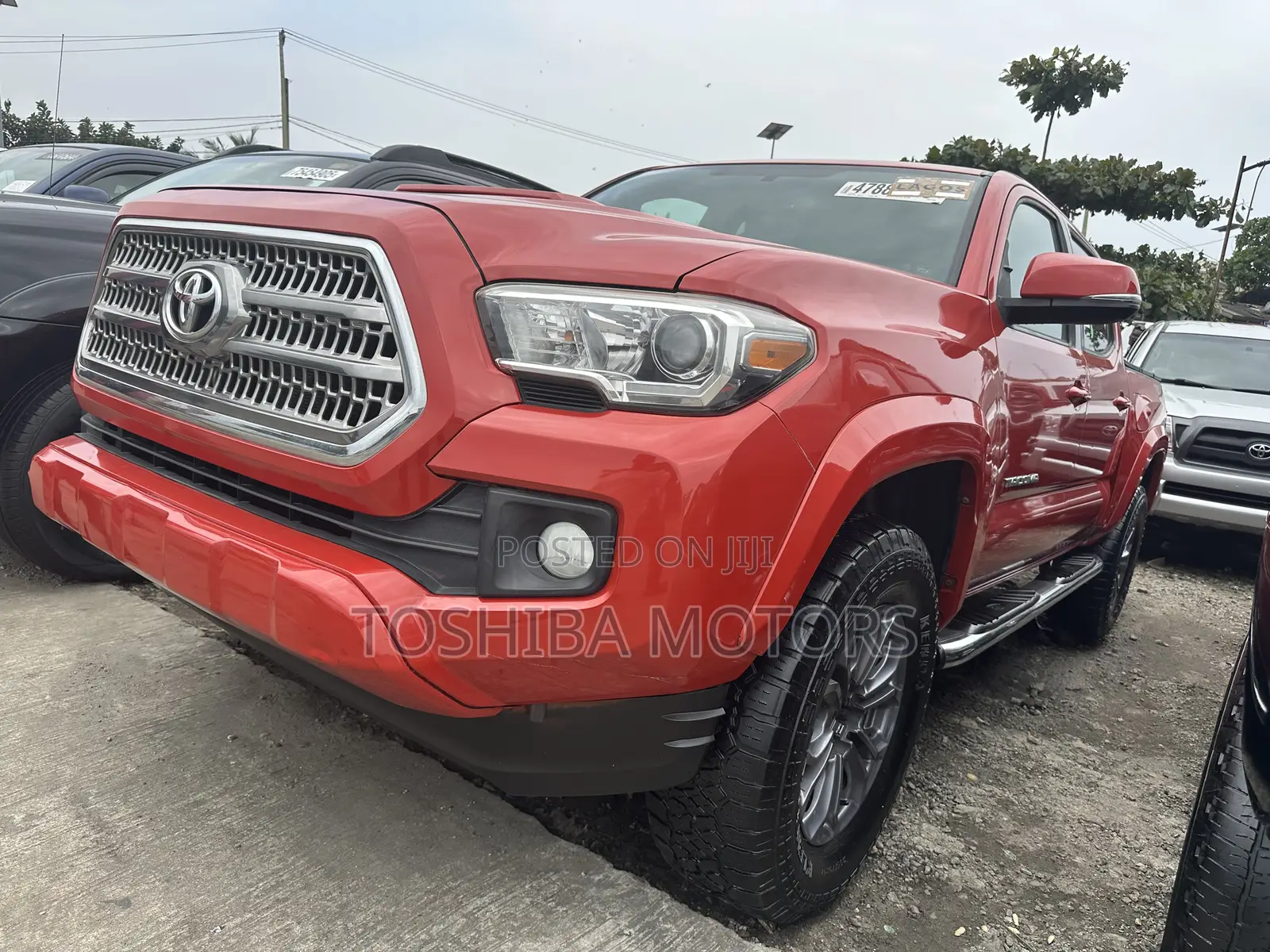 Toyota Tacoma Limited 2017 Red