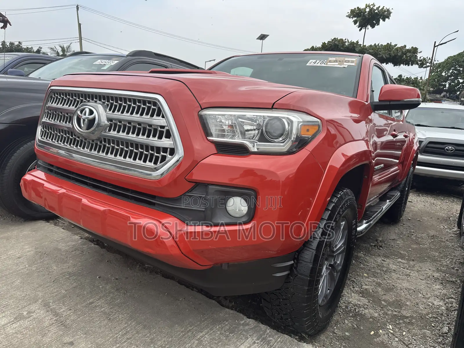 Toyota Tacoma Limited 2017 Red