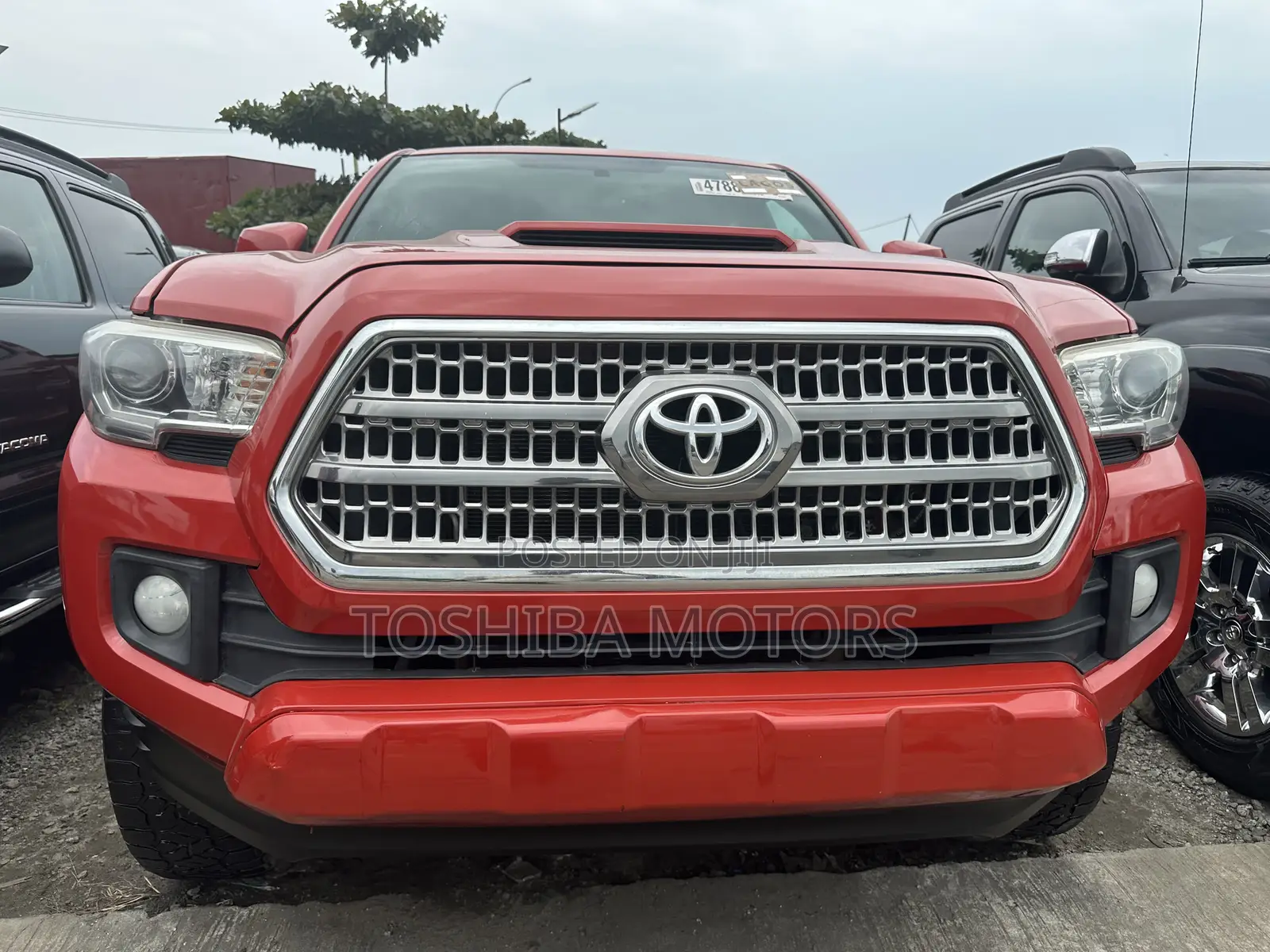 Toyota Tacoma Limited 2017 Red