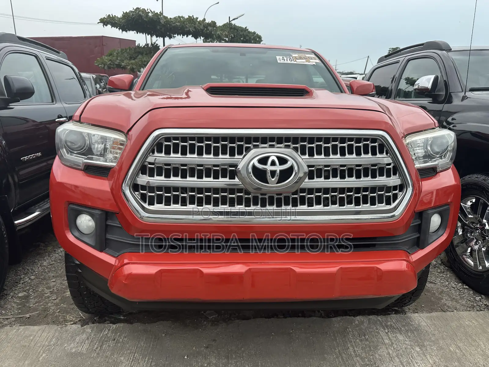 Toyota Tacoma Limited 2017 Red