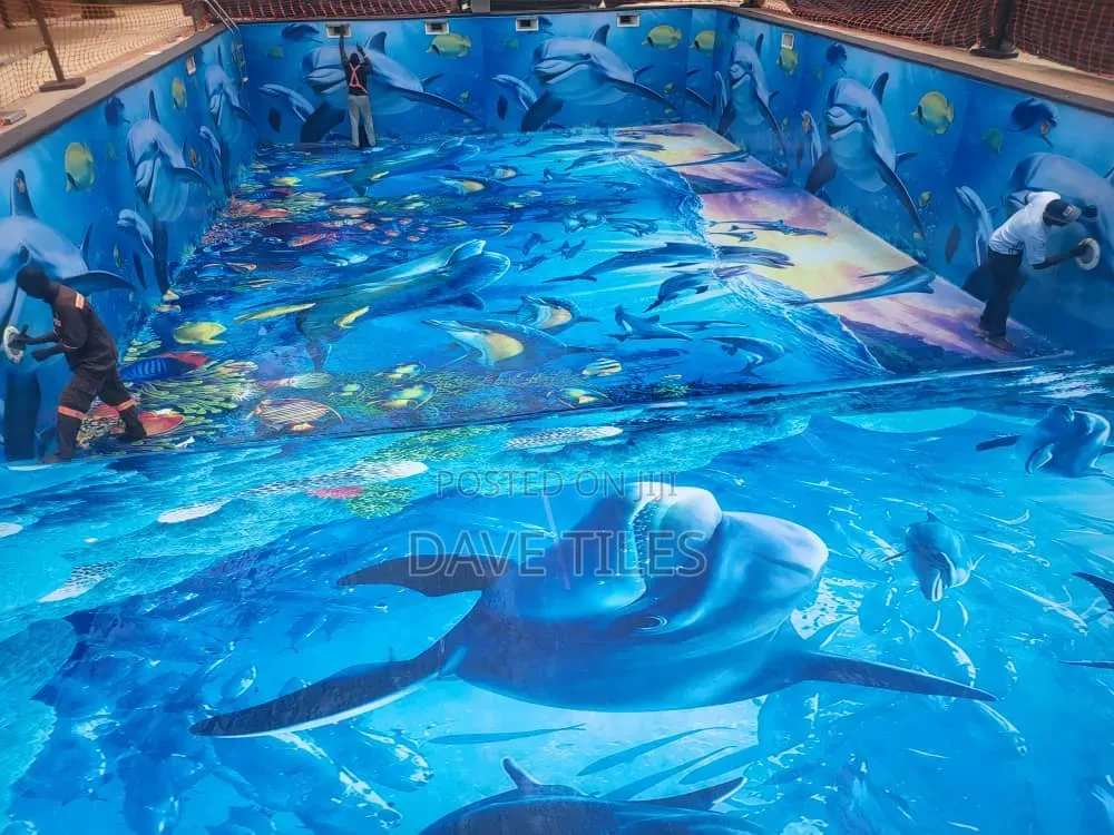 3d Epoxy Swimming Pool