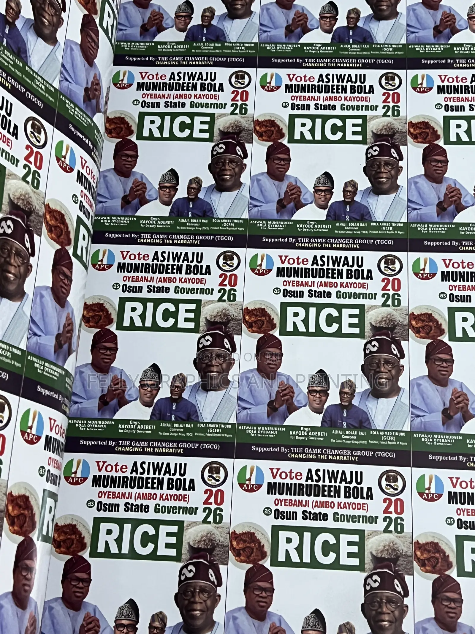 Campaign Sticker, Banner, Cap and Tshirt