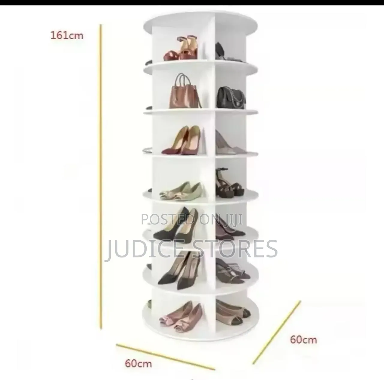 7 Layer 360 Rotating Shoe Rack