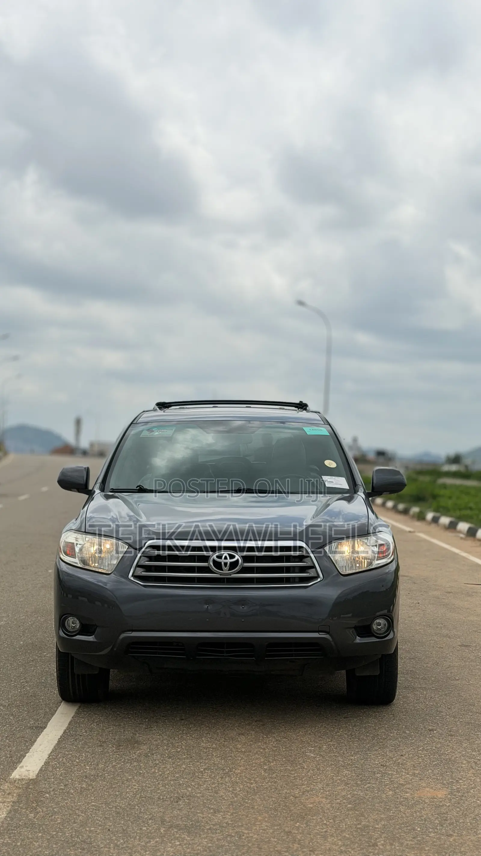 Toyota Highlander V6 2009 Gray