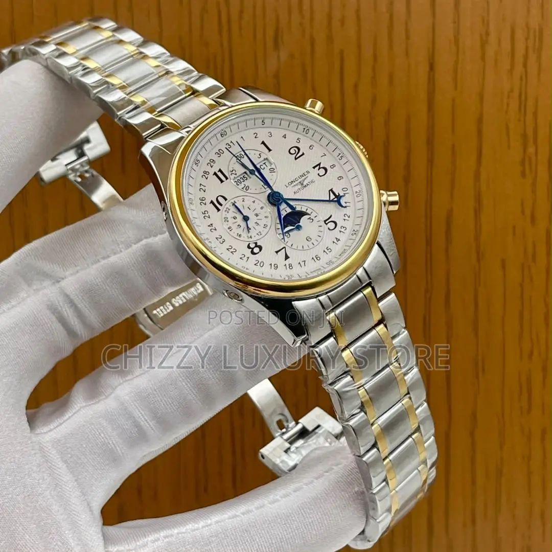 Longines Quality Luxury Men Automatic Engine Wristwatch