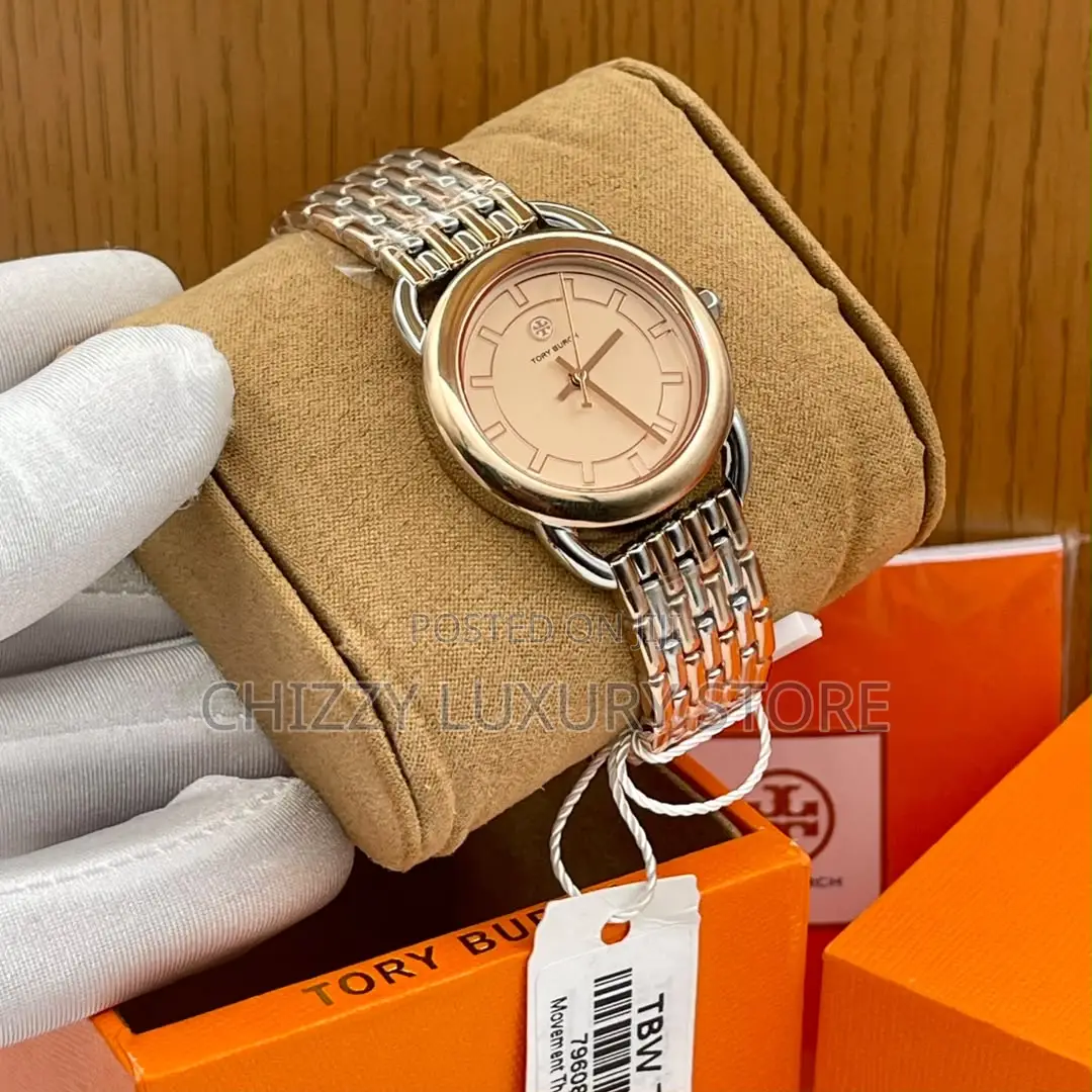 Tory Burch Quality Luxury Men Chain Strap Wristwatch