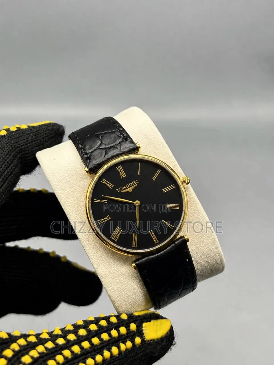 Longines Quality Luxury Men Genuine Leather Wristwatch
