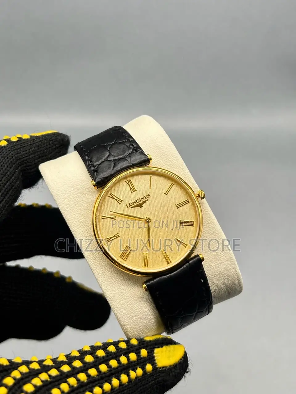Longines Quality Luxury Men Genuine Leather Wristwatch