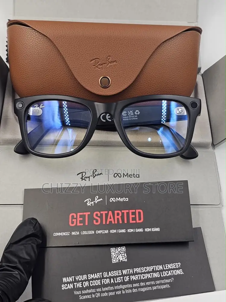 Rayban Quality Luxury Men Wayfarer Smart Glasses
